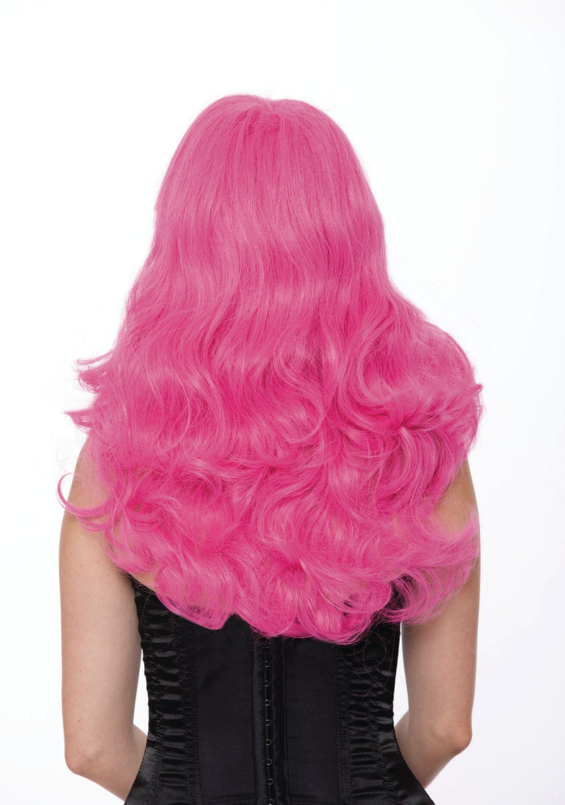 Hot Pink Wavy Wig Wig Dreamgirl 