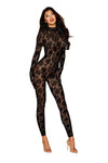 Dreamgirl Black Gloved Bodystocking Lingerie Dreamgirl 