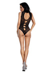 Dreamgirl Black Long Sleeve Bodysuit Lingerie Dreamgirl 