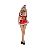 Dreamgirl Christmas Honey 4-Pc Skirt Set Lingerie Dreamgirl 