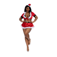 Dreamgirl Christmas Honey 4-Pc Skirt Set Lingerie Dreamgirl 