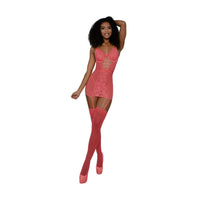 Dreamgirl Garter Chemise Set with Thong Dreamgirl 