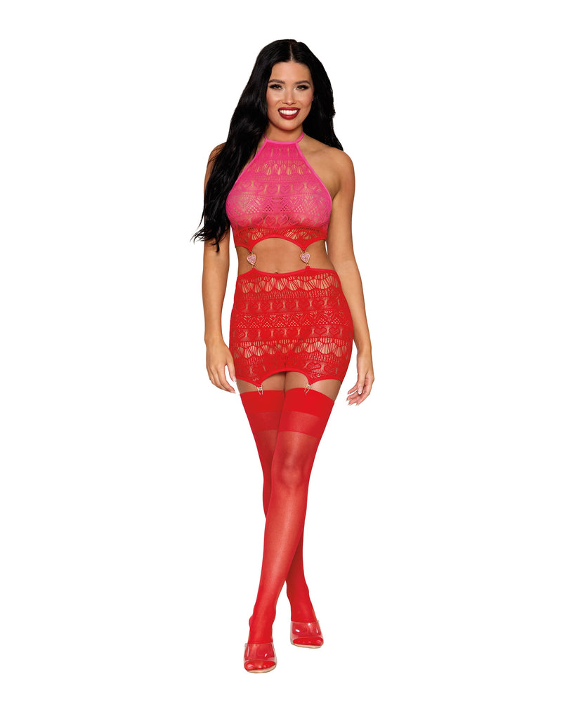 Dreamgirl Garter Slip Diamond Lingerie Dreamgirl 