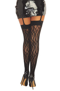 Dreamgirl Knitted Leopard Design Thigh High Stockings Thigh Highs Dreamgirl 