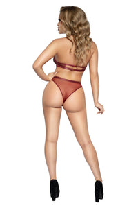 Dreamgirl Lace Bra and Criss-Cross Panty Set Lingerie Dreamgirl 