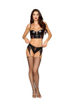 Dreamgirl Long Line Bra & Garter Lingerie Dreamgirl