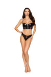 Dreamgirl Long Line Bra & Garter Lingerie Dreamgirl