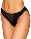Dreamgirl Microfiber Heart-Back Panty with Fringe Detail Panty Dreamgirl 