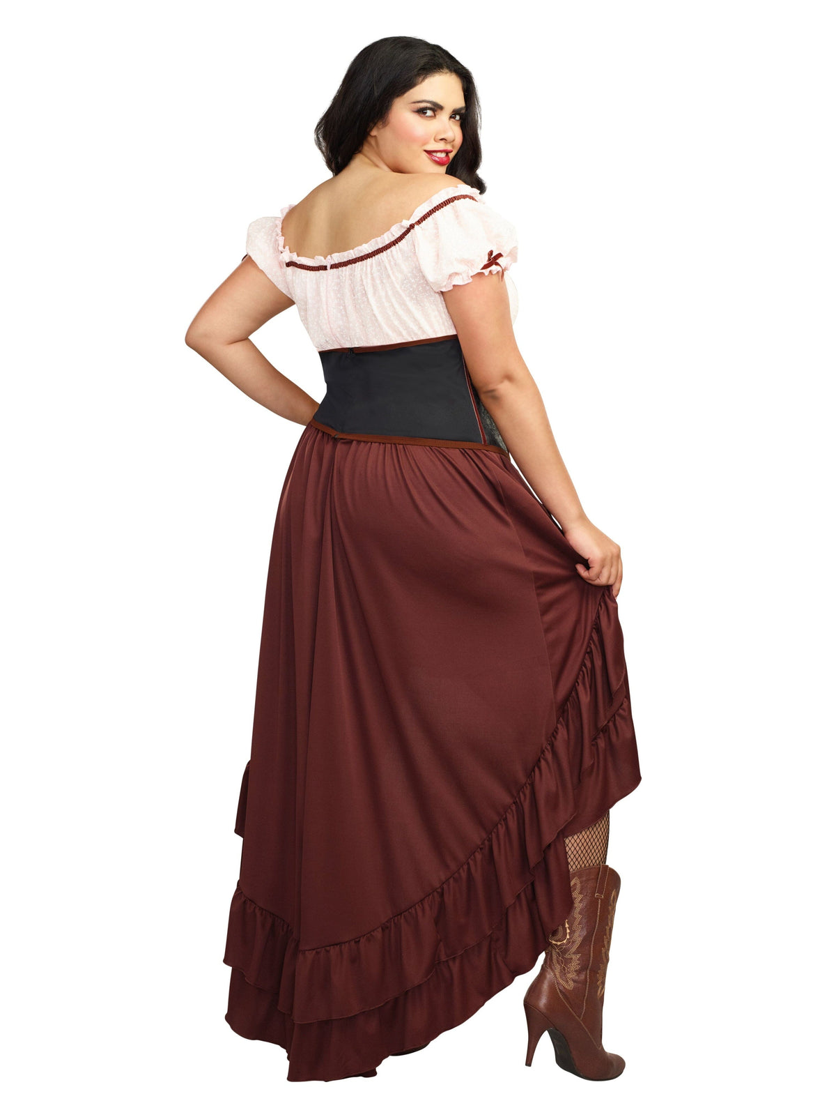 Dreamgirl Plus Saloon Gal Women's Costume Dreamgirl 