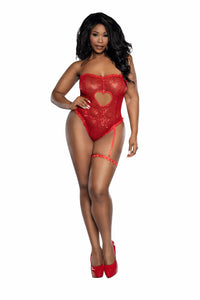 Dreamgirl Plus Sequined Teddy Lingerie Dreamgirl 