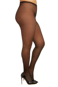 Dreamgirl Plus Sheer Crotchless Pantyhose Pantyhose Dreamgirl 