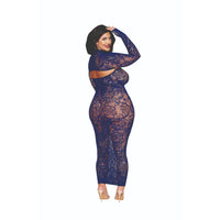 Dreamgirl Plus Size Bodystocking Gown & Shrug Bodystocking Dreamgirl 