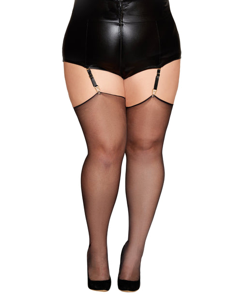 Dreamgirl Plus Size Silky Sheer Thigh Highs Thigh Highs Dreamgirl 