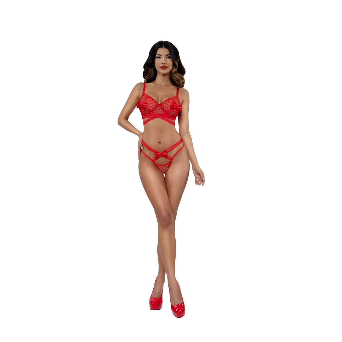 Dreamgirl Sweet Wrappings 2-Pc Set Lingerie Dreamgirl 