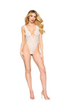 Dreamgirl White Teddy & Harness Lingerie Dreamgirl 