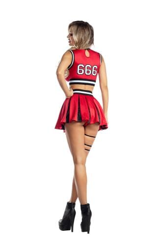 Party King Hellbent Cheerleader Costumes PartyKing
