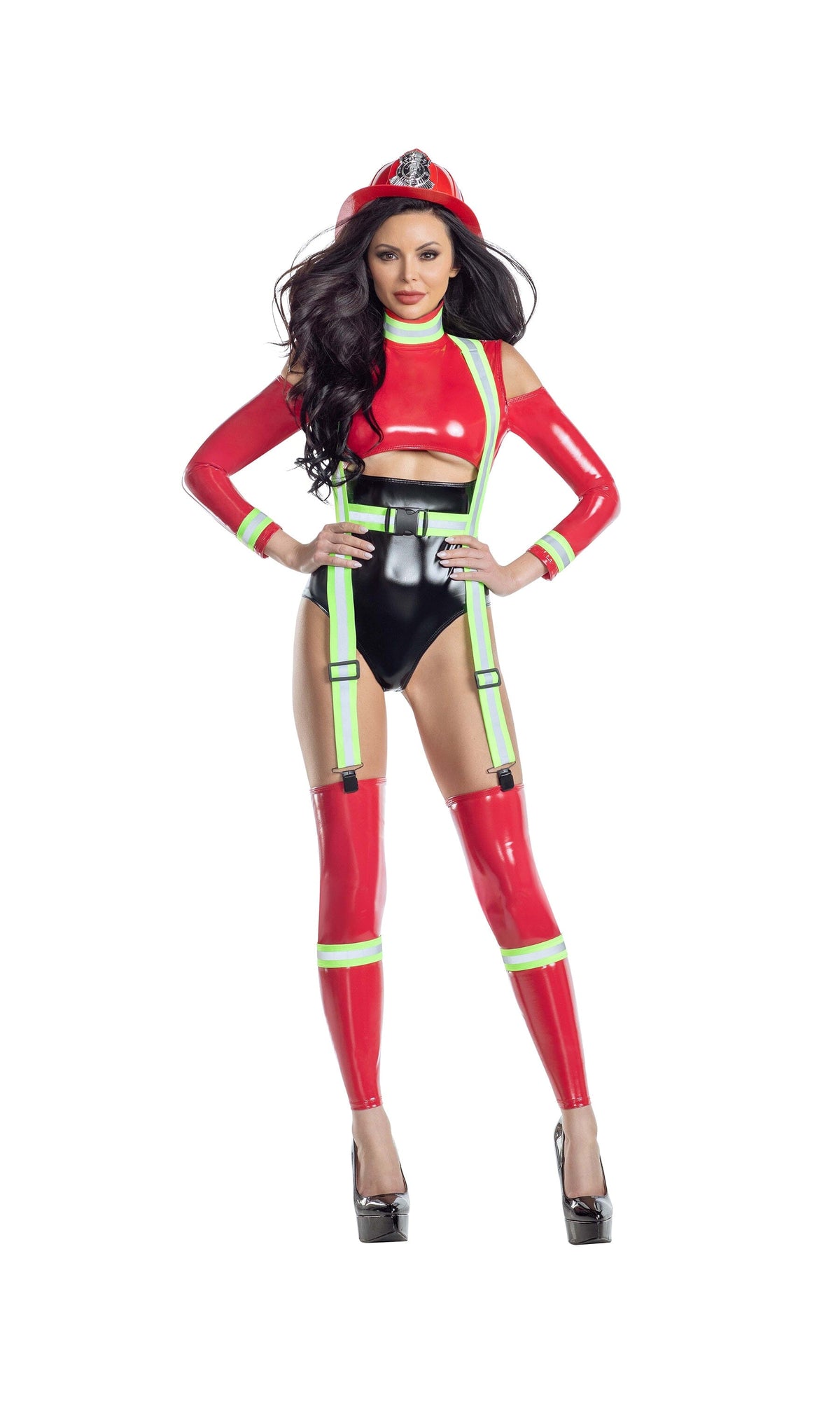Party King Hot Hot Firefighter - Small Sexy Costumes PartyKing