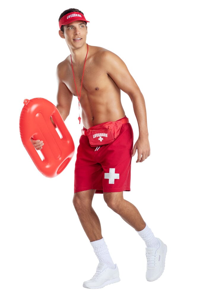 Party King Men's Bae Watch Costumes PartyKing Small 
