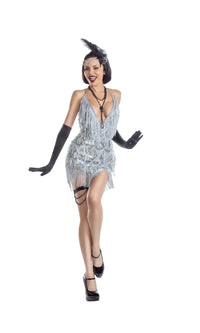 Party King Platinum Flapper Sexy Costumes PartyKing