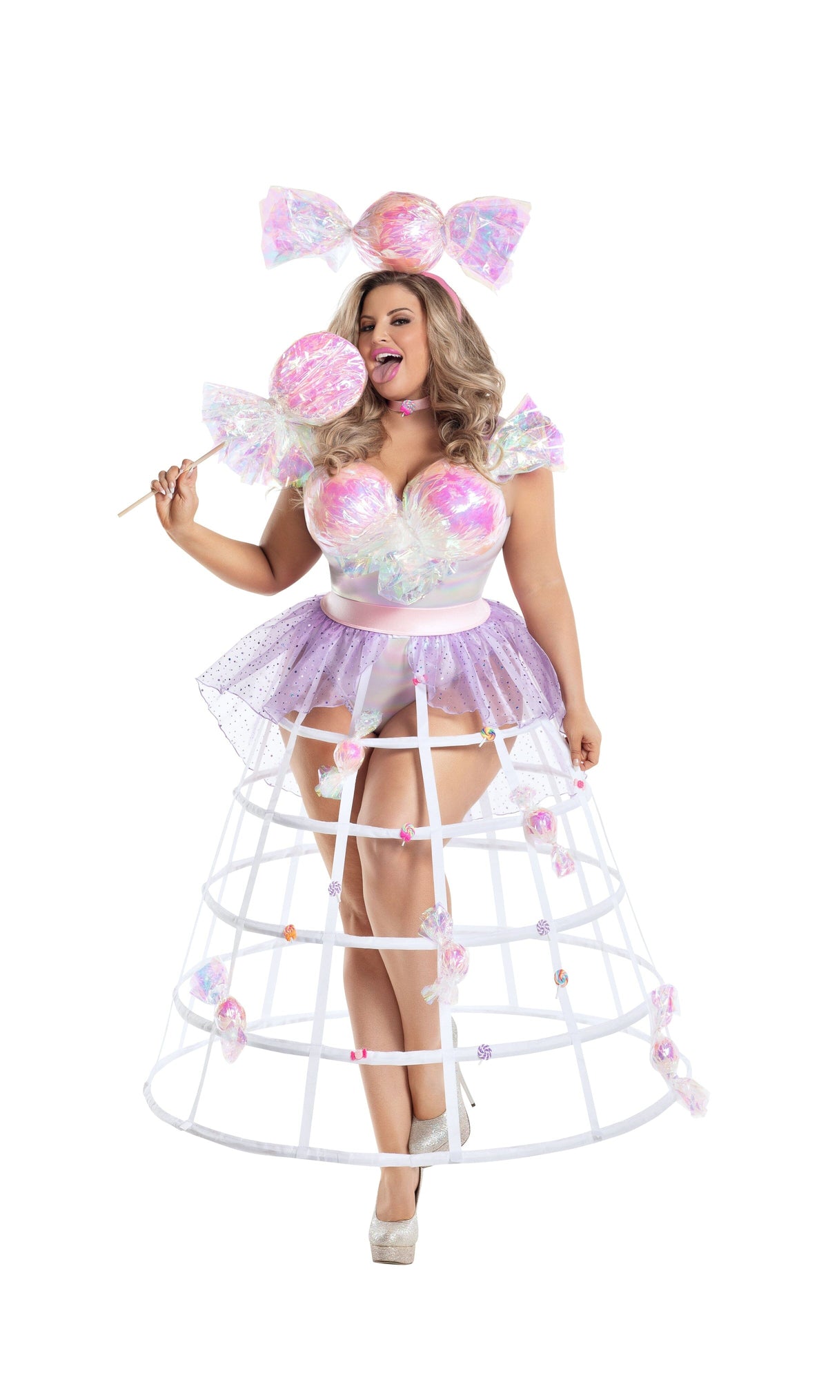 Party King Plus Bon-Bon Queen Costumes Party King 3X 