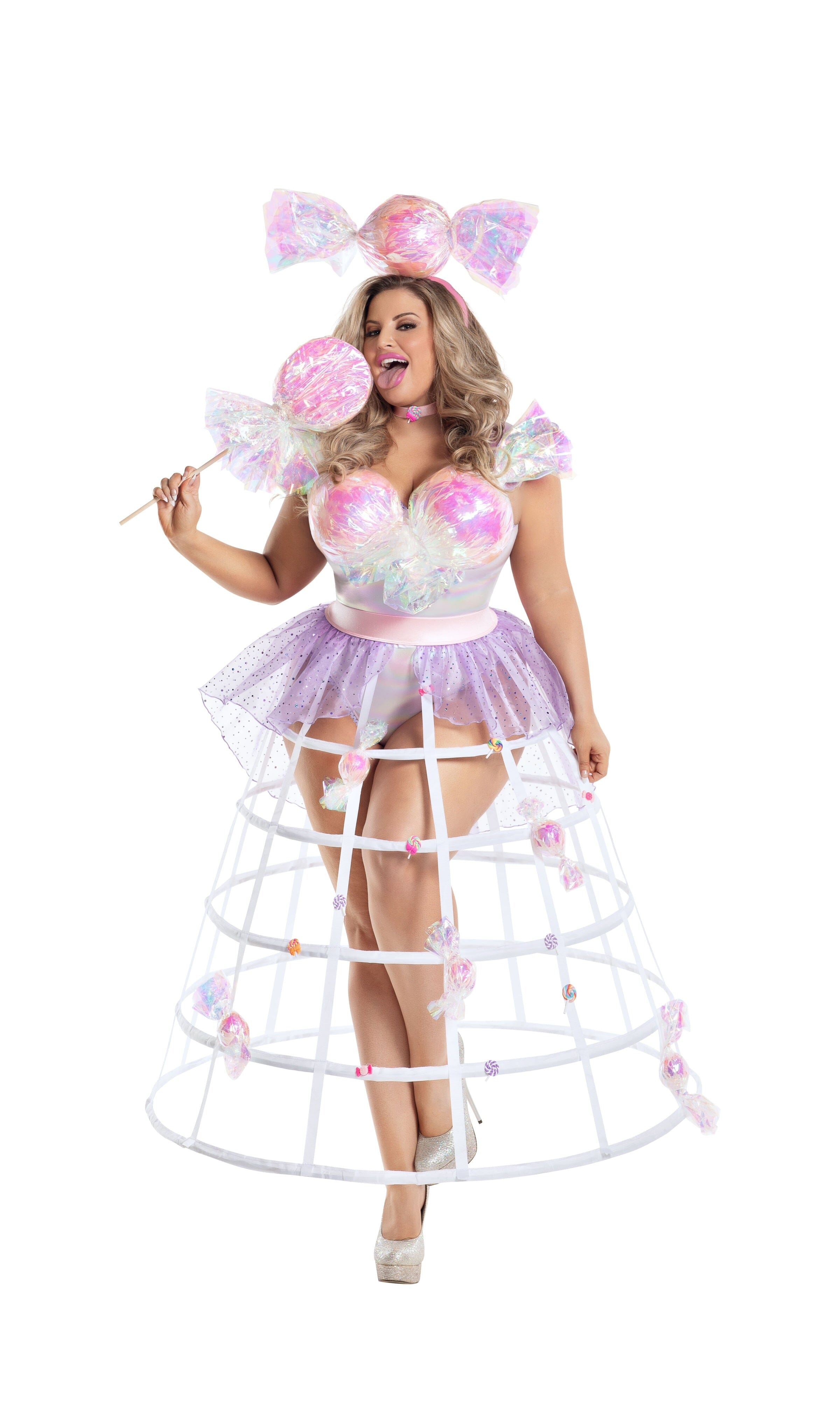 Party King Plus Bon-Bon Queen Costumes Party King 3X 