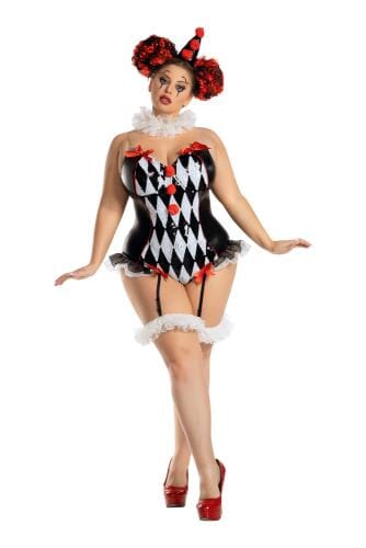 Party King Plus Dark Harlequin Costumes PartyKing