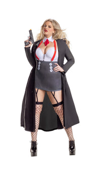 Party King Plus Gangster Babe Costumes PartyKing