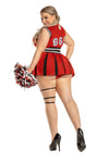 Party King Plus Hellbent Cheerleader Costumes PartyKing