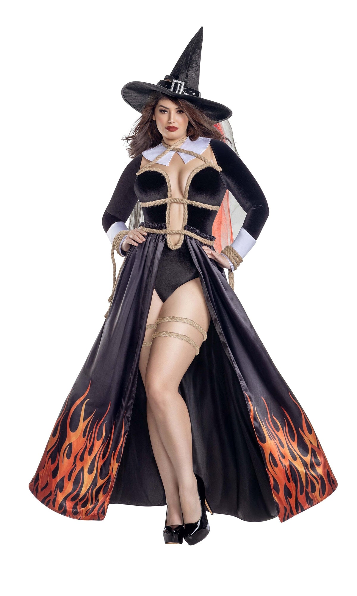 Party King Plus Hellfire Witch - 1X Sexy Costumes PartyKing