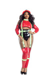 Party King Plus Hot Hot Firefighter - 1X Sexy Costumes PartyKing 