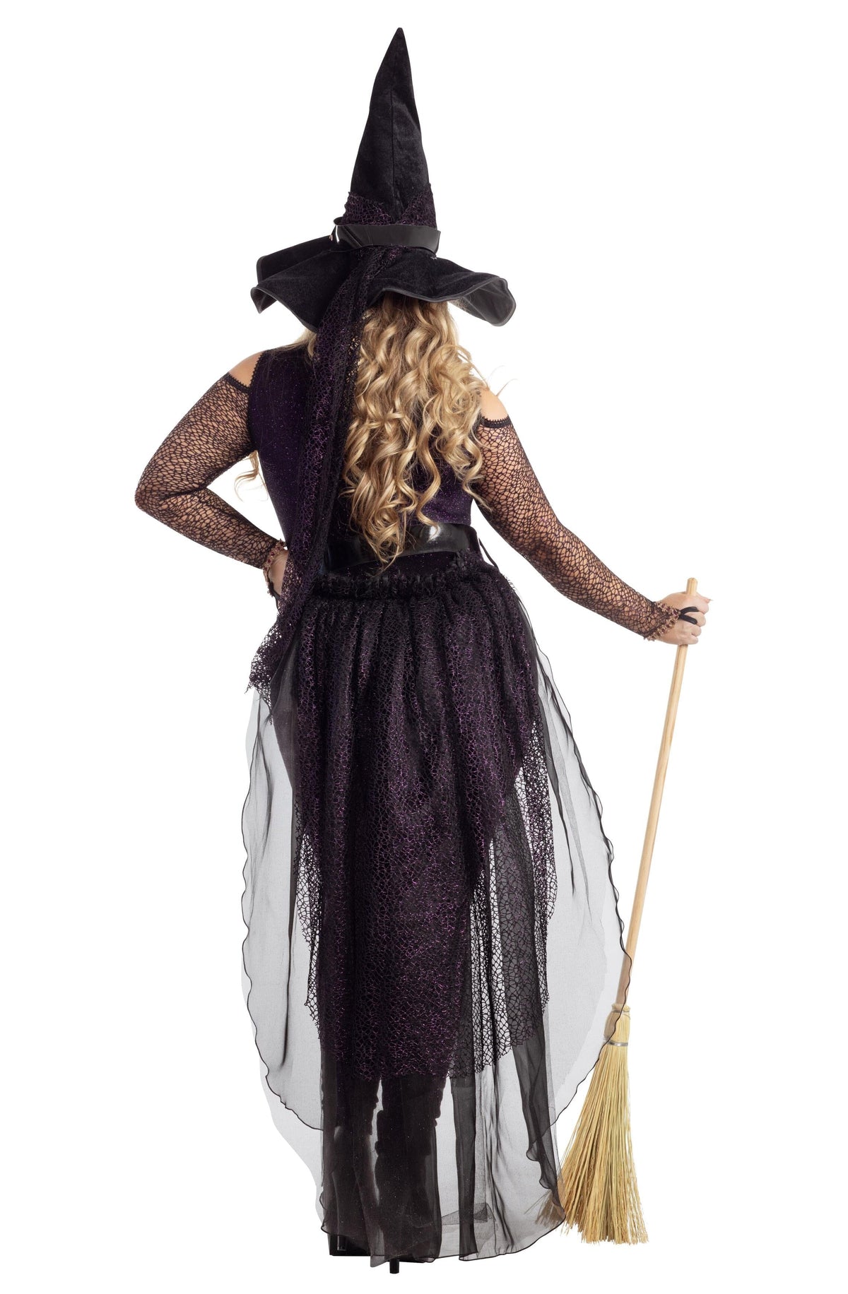 Party King Plus Midnight Violet Witch Costumes PartyKing