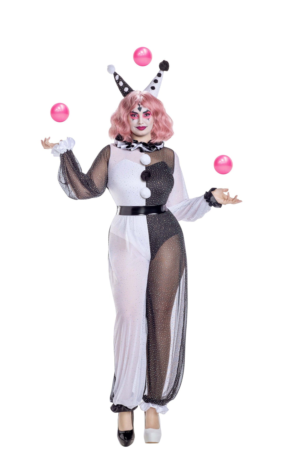 Party King Plus Pretty Pierrot - 1X Sexy Costumes PartyKing