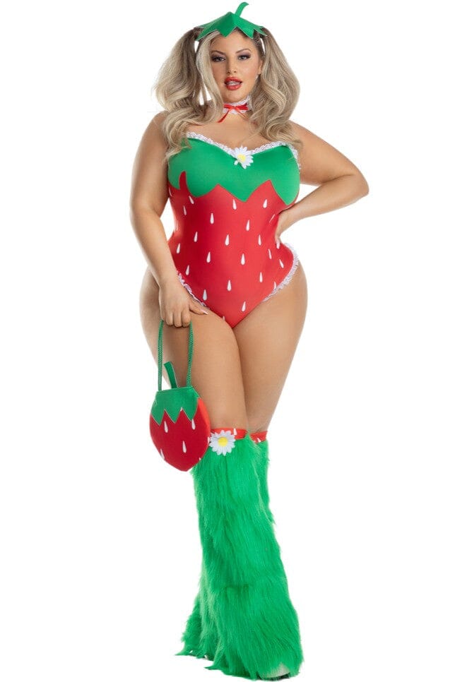 Party King Plus Sassy Strawberry Costumes PartyKing 1X 