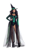 Party King Wicked Emerald Witch Costumes PartyKing