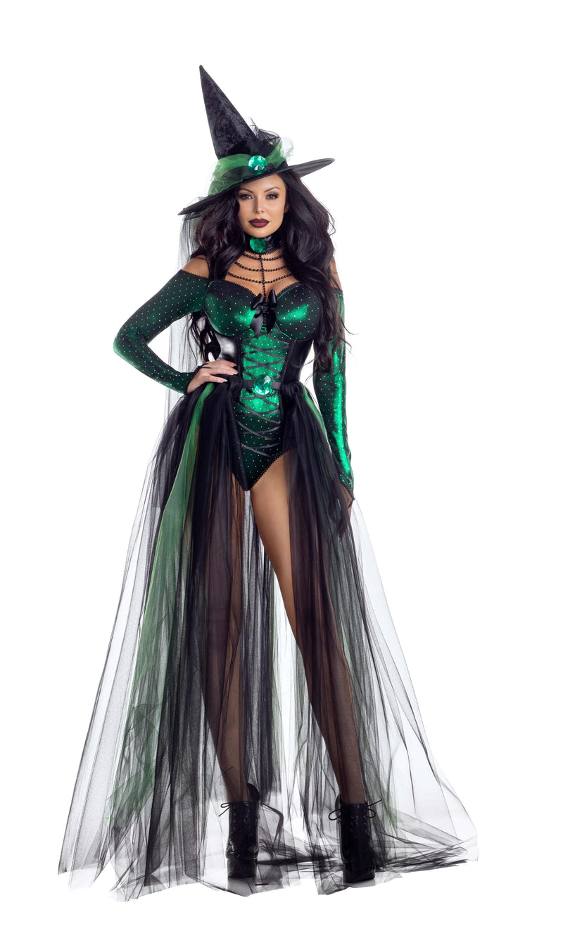Party King Wicked Emerald Witch Costumes PartyKing