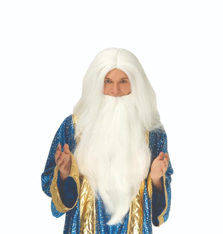 Party King Wizard Wig With Beard Costumes PartyKing 