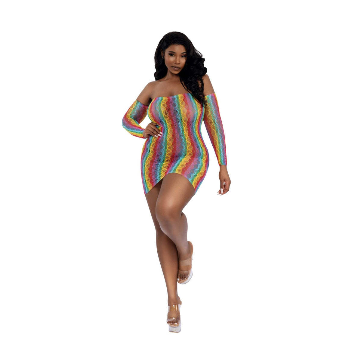 Plus Rainbow Mini with Arm Warmers Dreamgirl 