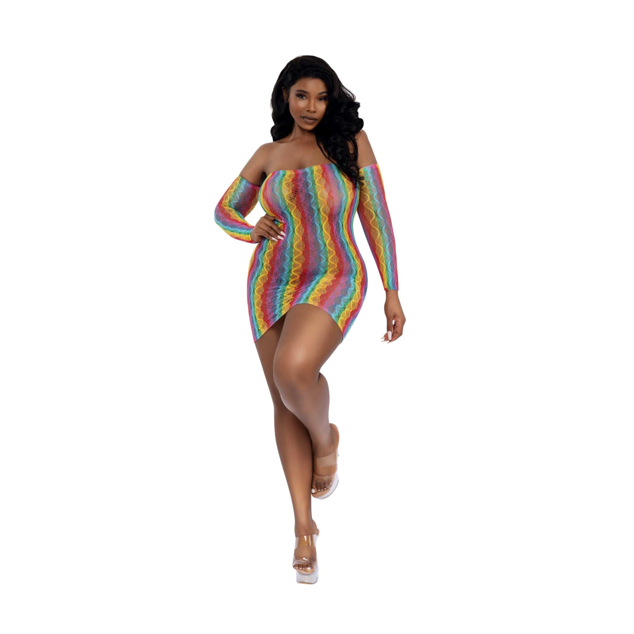 Plus Rainbow Mini with Arm Warmers Dreamgirl 