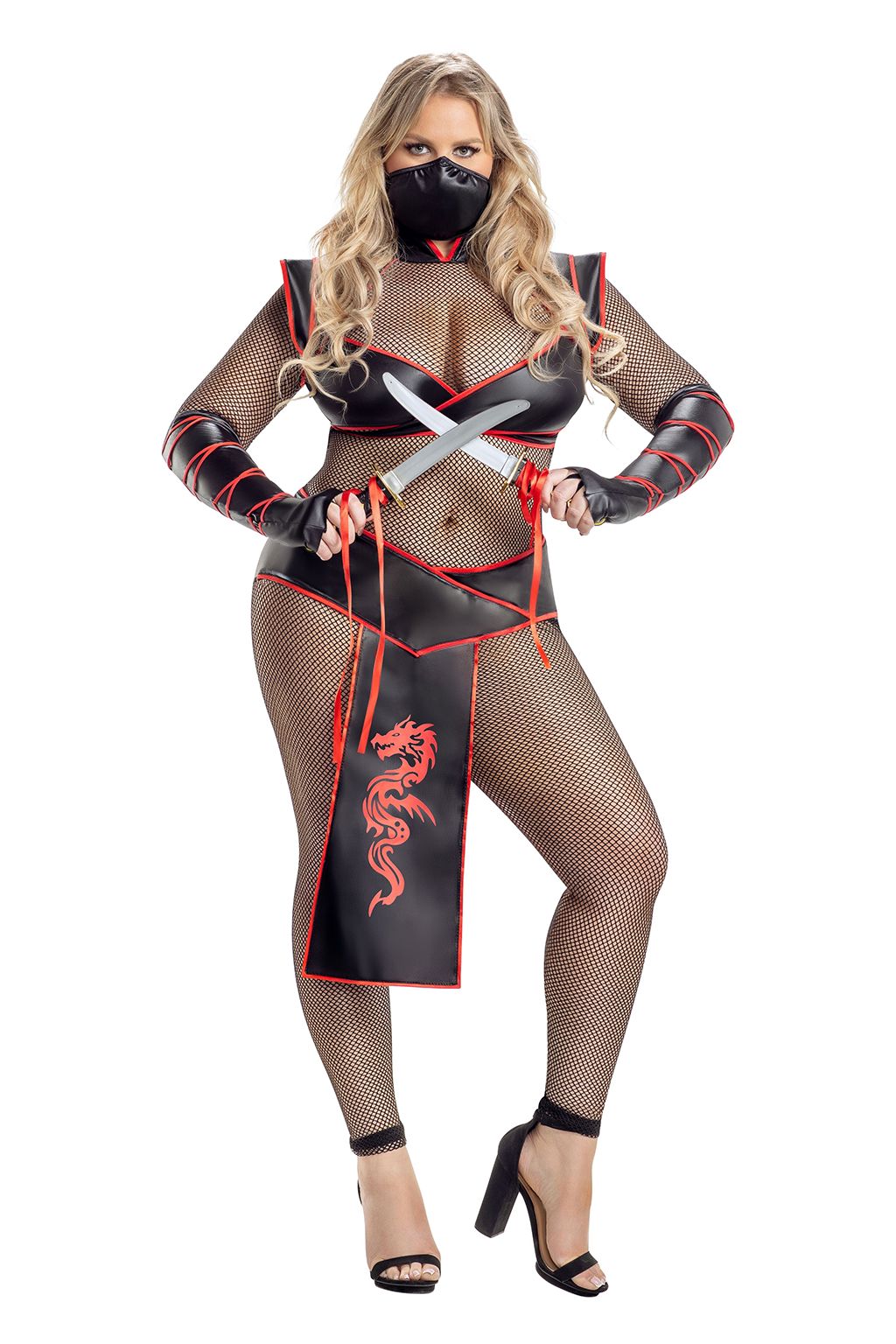 Starline Plus Alluring Assassin Costumes Starline 1X Black 
