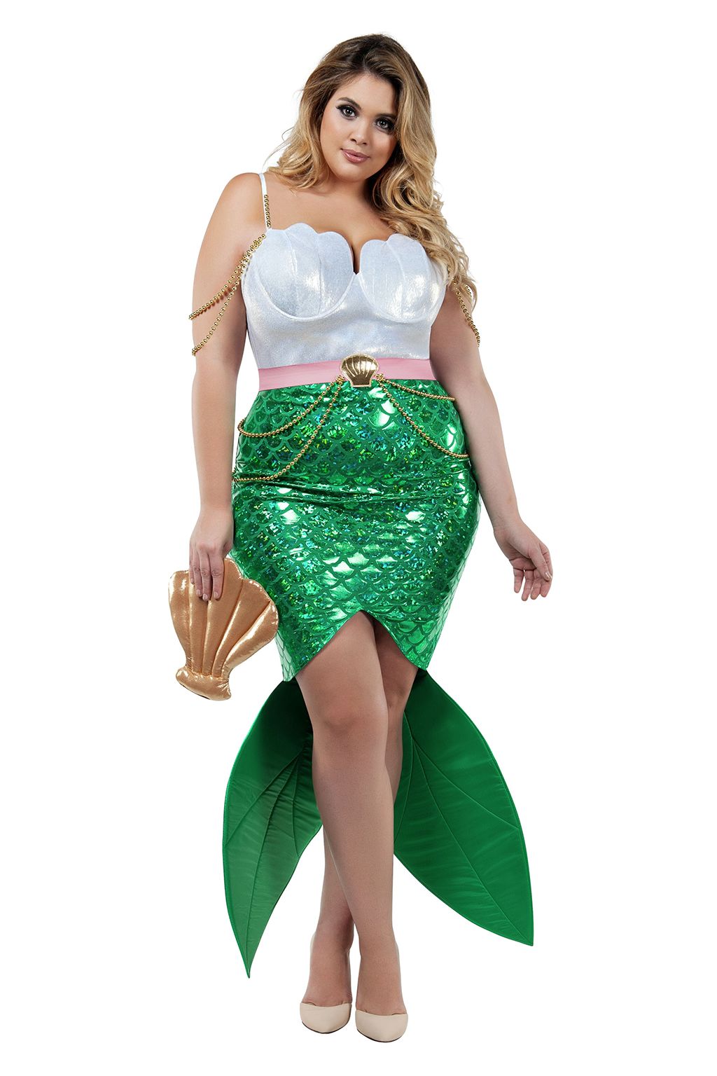 Starline Plus Alluring Sea Siren Costumes Starline 1X Multicolor 