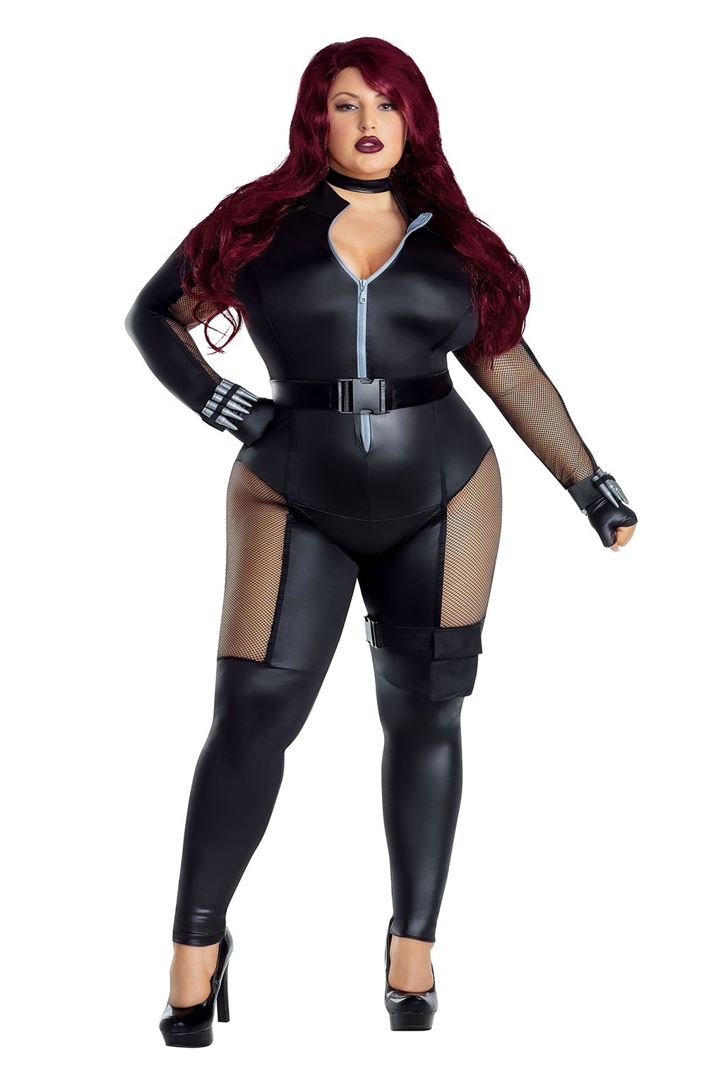 Starline Plus Avenging Assassin Costumes Starline 1X Black 