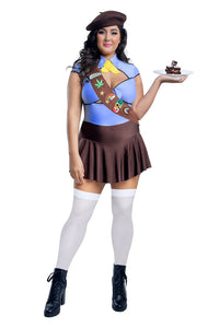 Starline Plus Brownie Scout Costumes Starline 1X Multicolor 