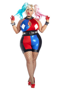 Starline Plus Crazy Quinn Costumes Starline 1X Multicolor 