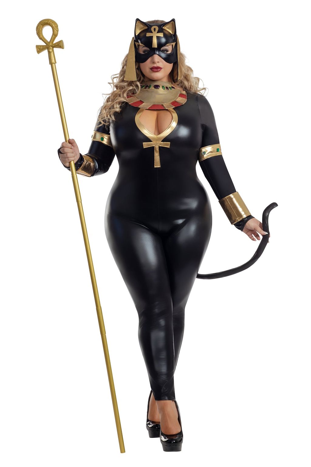 Starline Plus Divine Feline Costumes Starline 1X Black 
