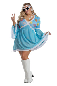 Starline Plus Flower Power Costumes Starline 1X Blue 