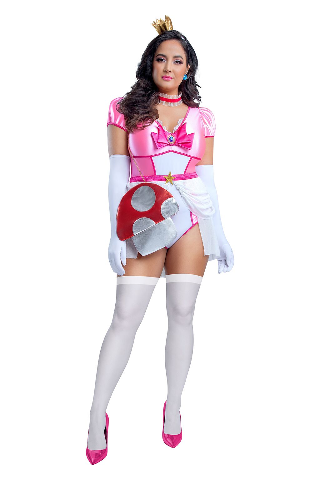 Starline Plus Mushroom Damsel Costumes Starline 2X White 