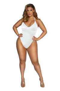 Starline Plus Padded Cup Bodysuit - White Sexy Costumes Starline 1-Xlarge 