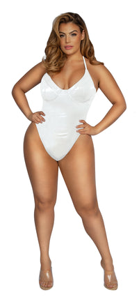 Starline Plus Padded Cup Bodysuit - White Sexy Costumes Starline 