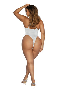 Starline Plus Padded Cup Bodysuit - White Sexy Costumes Starline 