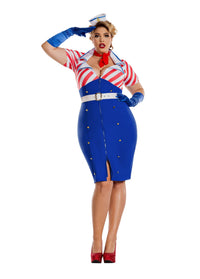 Starline Plus Pin Up Sailor Costume Starline 1X 